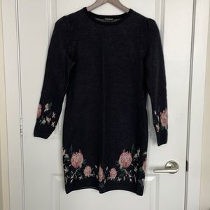 Club Monaco 100% Marino Wool Sweater Dress